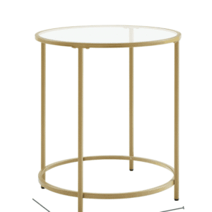 Gold Round Side Table
